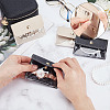 Portable Imitation Leather Jewelry Storage Zipper Boxs with 4 Insert Bags CON-WH0202-001A-3