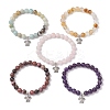 5Pcs Natural Gemstone Beaded Stretch Bracelets for Women BJEW-JB11399-2