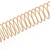 Textured Round Brass Jewelry Wires KK-N258-03G-1