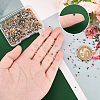 1000Pcs 5 Colors Rack Plating Brass Beads KK-PH0005-33A-5