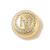 Rack Plating Brass & Cubic Zirconia Pendants KK-Z047-07G-N-RS-1