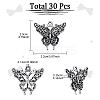 30Pcs Tibetan Style Alloy Pendants FIND-YW0008-12-3