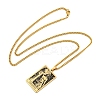 304 Stainless Steel Tarot Pendant Necklaces NJEW-A026-01G-11-3