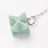 Chakra Natural Green Aventurine Dowsing Pendulums X-G-F516-01F-3