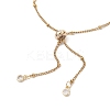 304 Stainless Steel Satellite Chain Slider Bracelet Making AJEW-JB01554-02-4