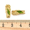 Rack Plating Brass Enamel Beads KK-Z063-08G-3