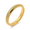 304 Stainless Steel Flat Snake Chain Bracelet BJEW-B076-01G-7