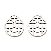 304 Stainless Steel Pendants STAS-Z123-05P-1