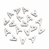 304 Stainless Steel Letter Charms X-STAS-O072-A-2