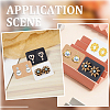 300Pcs 3 Colors Paper Jewelry Earring Display Cards CDIS-SP0001-07-5