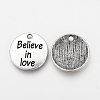 Tibetan Style Alloy Pendants TIBEP-Q078-17AS-NR-2