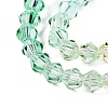 Gradient Color Baking Paint Glass Bead Strands X1-DGLA-A039-T4mm-A013-3