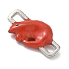 Brass Enamel Connector Charm KK-CBA4231-01C-P-2