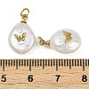 Natural Keshi Pearl Pendants STAS-Z136-01G-01-3