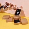 Kraft Cotton Filled Cardboard Paper Jewelry Set Boxes LS-CBOX-R036-11A-1
