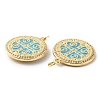 Rack Plating Brass Pendants KK-F852-26G-2