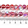 Transparent Glass Beads GLAA-B022-8mm-04-4