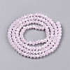 Electroplate Glass Beads Strands EGLA-A044-J2mm-A02-4