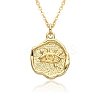 Brass Pendants Necklaces for Women LS-NJEW-B092-05G-1