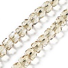 Electroplate Rondelle Glass Beads Strands EGLA-A036-09A-PL01-1