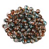 Frosted Baking Paint Glass Beads X1-DGLA-N005-8mm-10-2