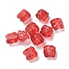 Baking Paint Transparent Glass Beads GLAA-C035-01D-1