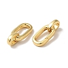 Brass Spring Gate Rings KK-J301-06G-2