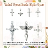 7Pcs 7 Styles Tibetan Style Alloy Pendants FIND-YW0009-52-2