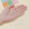 1800Pcs 6 Colors 8/0 Transparent & Opaque Glass Seed Beads SEED-YW0001-31-8