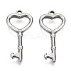 Non-Tarnish 304 Stainless Steel Pendants LS-STAS-R115-10-1