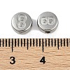 Anti-Tarnish 304 Stainless Steel Beads STAS-L082-018P-09-3