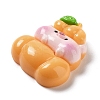 Pig Theme Opaque Resin Cabochons RESI-I057-A07-3