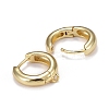 Brass Hoop Earrings X-EJEW-K083-33G-2