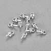304 Stainless Steel Cup Pearl Peg Bails Pin Pendants STAS-H436-15S-1