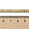 Electroplated Synthetic Non-magnetic Hematite Beads Strands G-H327-F01-01-4