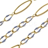 304 Stainless Steel Enamel Link Chains CHS-U003-01G-07-1