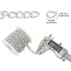 Aluminium Twisted Curb Chains CHA-YW0001-01S-8