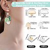 20Pcs 2 Colors Brass Stud Earring Findings KK-BBC0027-59-2