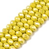 Electroplate Glass Beads Strands LS-EGLA-A044-P8mm-B04-1
