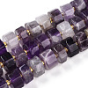 Natural Amethyst Beads Strands G-T140-28-4