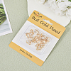 24Pcs 4 Style Brass & 304 Stainless Steel Clip-on Hoop Earring Findings KK-BBC0012-54-6