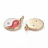 Brass Micro Pave Clear Cubic Zirconia Pendants KK-C100-16G-02-2