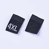 Clothing Size Labels(4XL) FIND-WH0045-E02-1