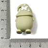 Easter Silicone Focal Beads X-SIL-F020-07-3