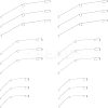60Pcs 3 Styles 304 Stainless Steel Hook Trigger AJEW-FH0001-41-1