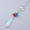 Crystals Chandelier Suncatchers Prisms LS-AJEW-G025-F07-3
