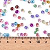 6/0 Baking Paint Transparent Glass Seed Beads SEED-N006-06-4