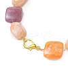 Square Acrylic Beaded Bracelets & Necklaces Sets SJEW-JS01346-5