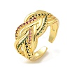304 Stainless Steel Criss Cross Rings LS-RJEW-B109-08G-02-4