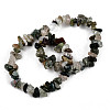 Unisex Chip Natural Indian Agate Beaded Stretch Bracelets BJEW-S143-38-1
